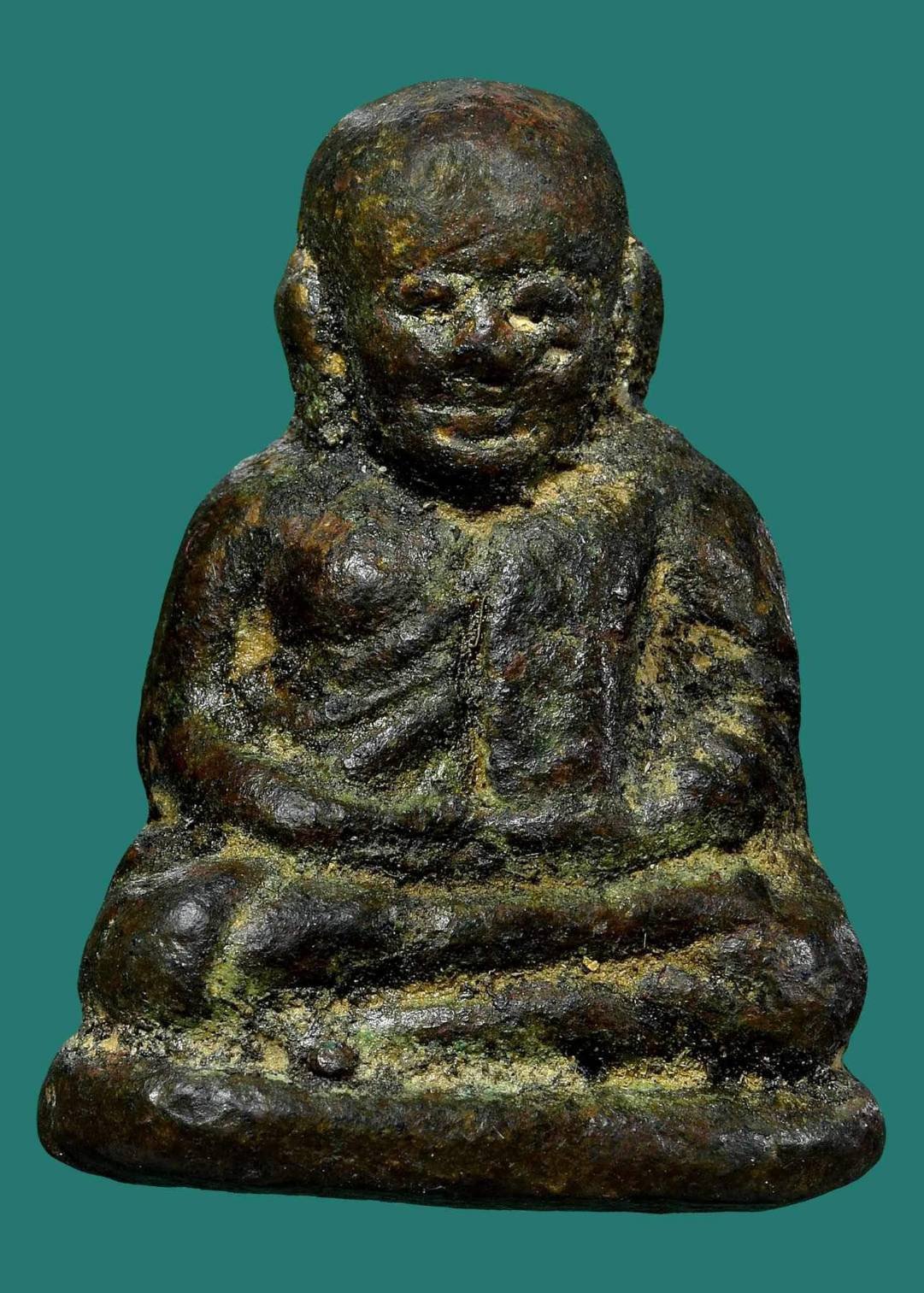 301057 รูปหล่อโบราณหลวงพ่อเงิน  รุ่น ปืนแตก ปี 2528  วัดคงคาราม  พิมพ์นิยมเศียรโต (หน้าหนุ่ม) จังหวัดพิจิตร