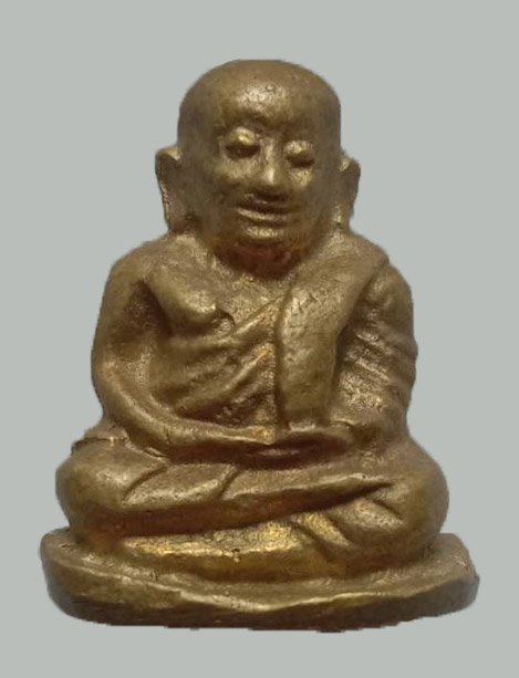 301184 หลวงพ่อเงินวัดบางคลาน รุ่นช้างคู่ ปี2526  เนื้อทองเหลือง ออกวัดท้ายน้ำ จ.พิจิตร