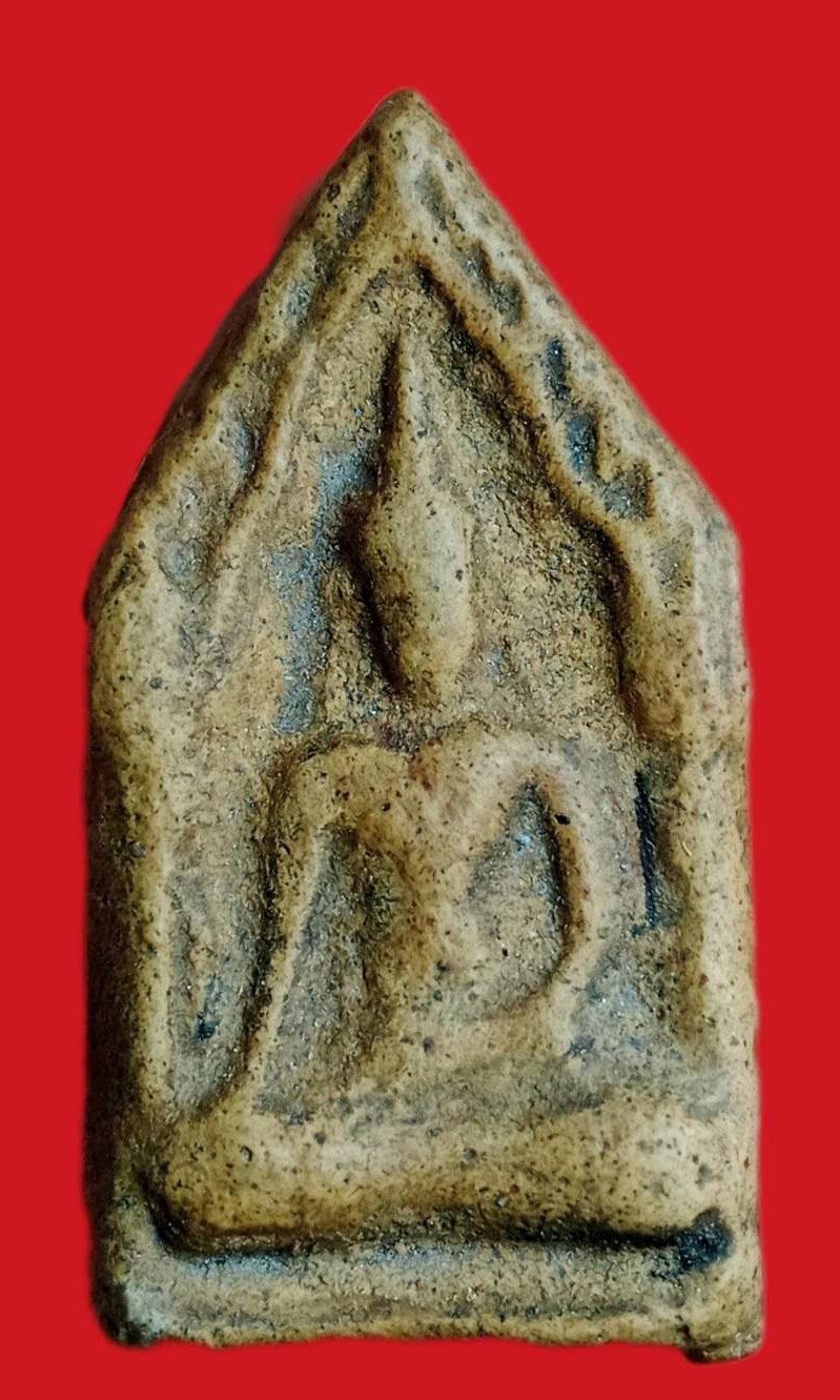 302742 ขุนแผนแข้งหมอน เนื้อดินผสมทรายเสก  (บล๊อคนิยม) ปี 2500 หลวงพ่อกวย วัดโฆสิตาราม จ.ชัยนาท