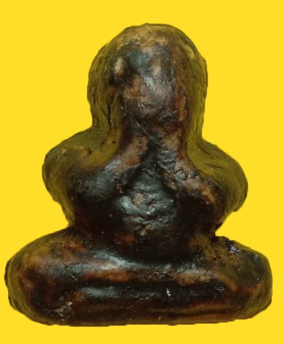 301307 พระปิดตาพิมพ์สะดือจุ่น ปี2495 เนื้อผงคลุกรัก ล.พ.ทองสุข วัดสะพานสูง จ.นนทบุรี