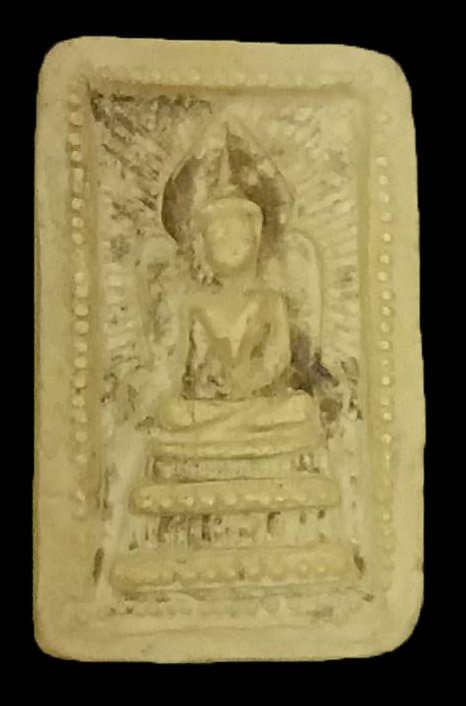  301378 พระสมเด็จแหวกม่าน กรุ.ต้นพิกุล เนื้อผงน้ำมัน ล.พ.กวย วัดโฆสิตาราม จ.ชัยนาท