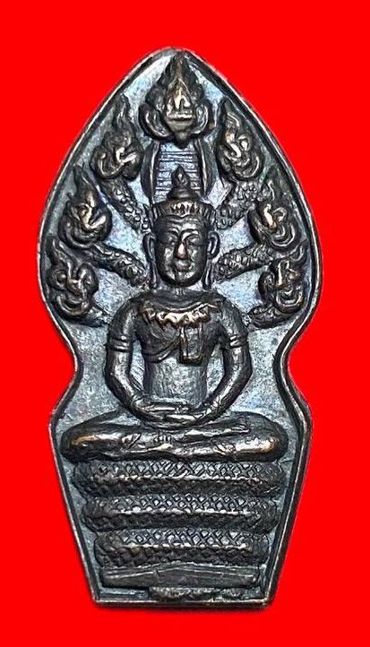 308231 หลวงปู่ทิม  วัดละหารไร่  ปรกเอวคอด  ปี2517 จ.ระยอง เนื้อทองแดง 