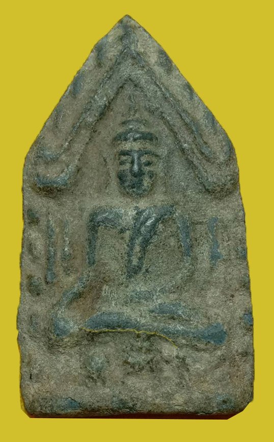 301624 พระขุนแผนกุมารทอง2หน้า ปี2500 เนื้อชินเขียว ล.พ.กวย วัดโฆสิตาราม จ.ชัยนาท