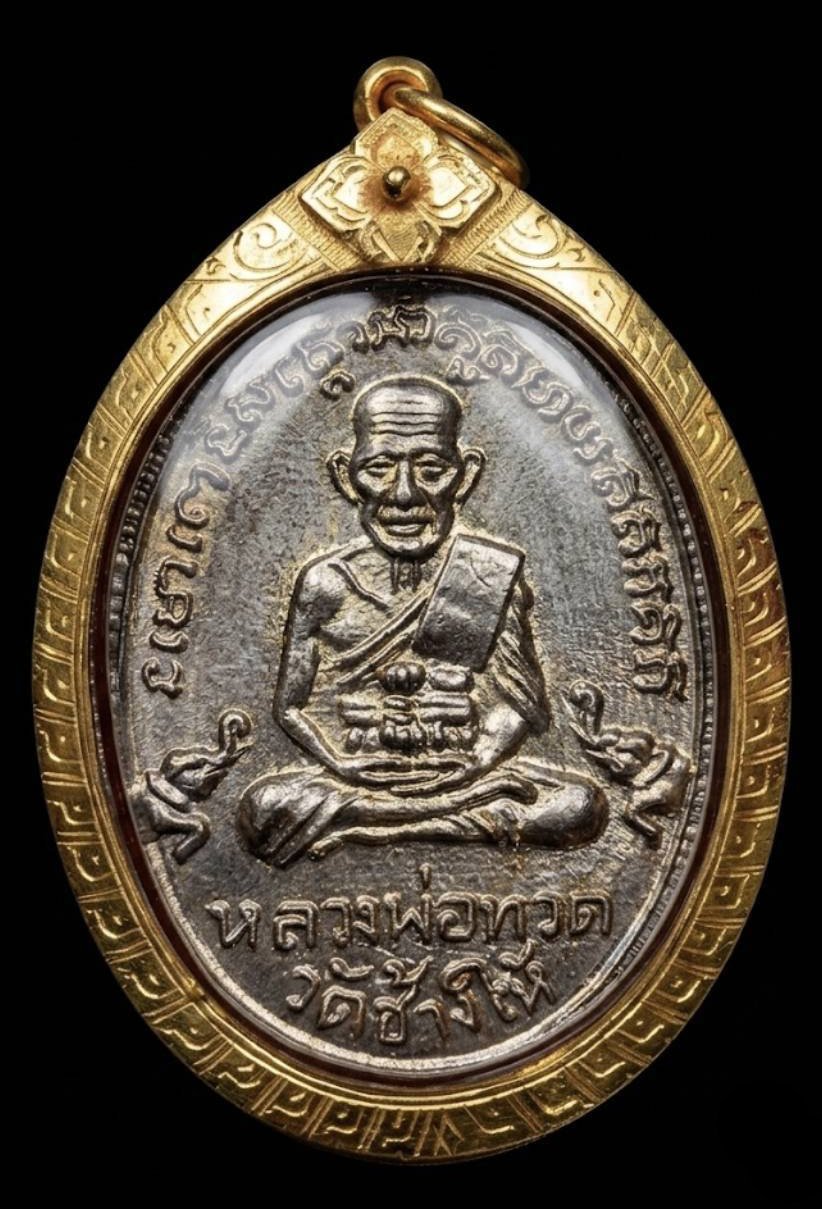 308238 เหรียญหลวงปู่ทวด รุ่นสาม บล็อกกรรมการ ปี 2504 วัดช้างให้ เนื้ออาปาก้า จังหวัดปัตตานี