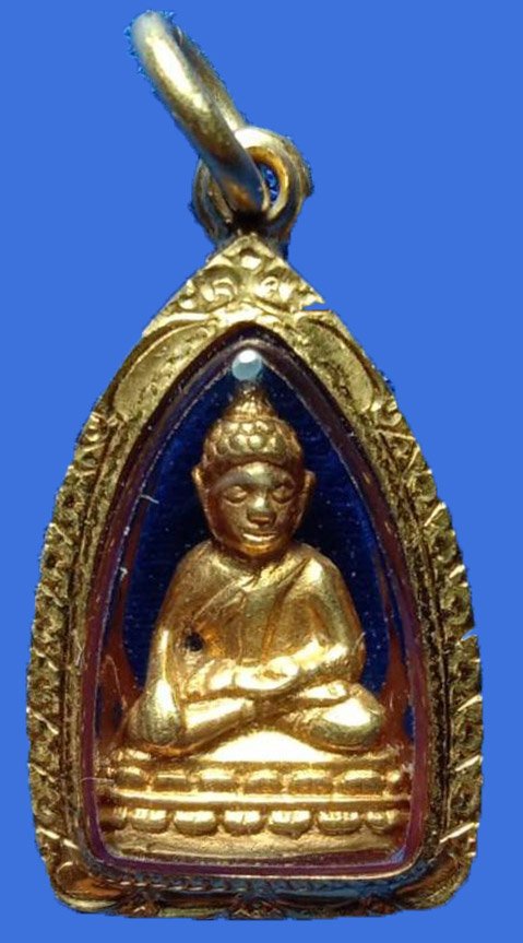 301887 พระชัยวัฒน์ชินบัญชร หลวงปู่ทิม ปี2517 เนื้อทองคำ สร้าง59องค์ วัดละหารไร่ จ.ระยอง