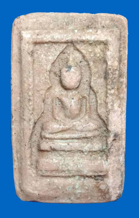 302084 พระสมเด็จแหวกม่าน กรุ.ต้นพิกุล ปี2490 เนื้อน้ำมัน ลพ.กวย วัดโฆสิตาราม จ.ชัยนาท