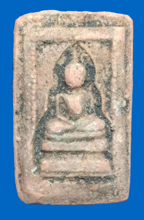  302085 พระสมเด็จแหวกม่าน กรุ.ต้นพิกุล ปี2490 เนื้อน้ำมัน ลพ.กวย วัดโฆสิตาราม จ.ชัยนาท