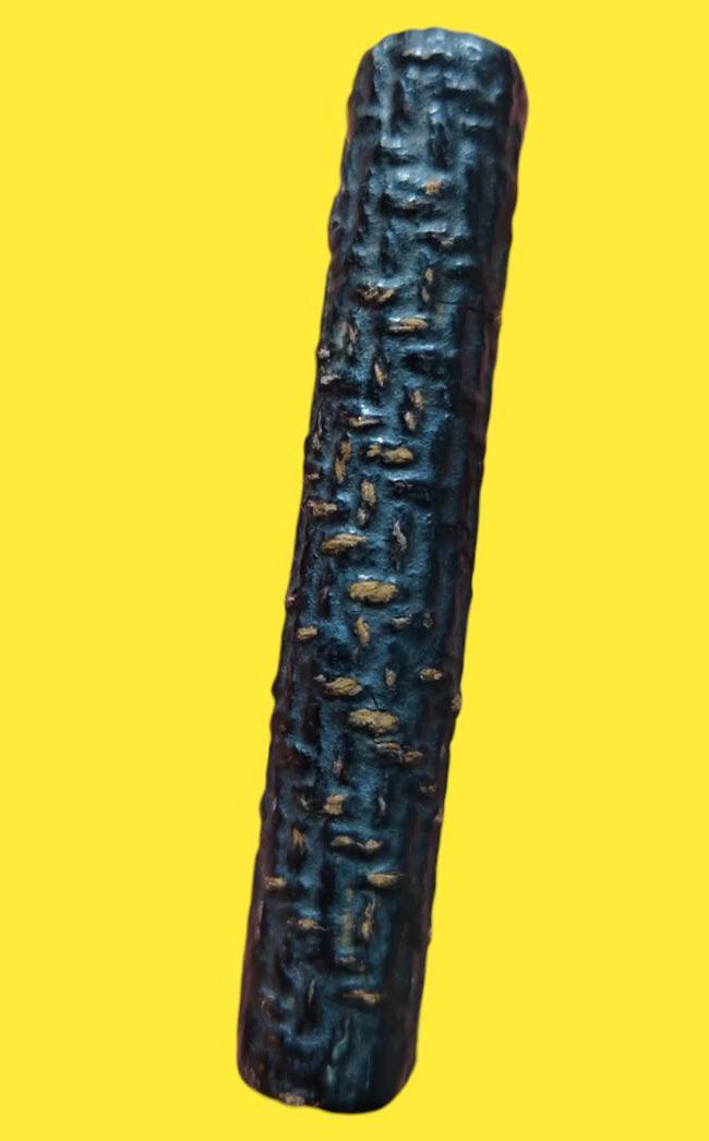 302786 ตะกรุดลายเสื่อหลวงปู่ยิ้ม พุทธศักราช 2440-2453 วัดศรีอุปลาราม (วัดหนองบัว) จ.กาญจนบุรี
