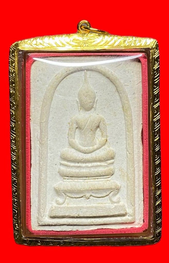 308321 หลวงปู่โต๊ะ  วัดประดู่ฉิมพลี  สมเด็จฐานสิงห์ หลังข้าวสารดำ ปี 2516 เนื้อผง กทม.