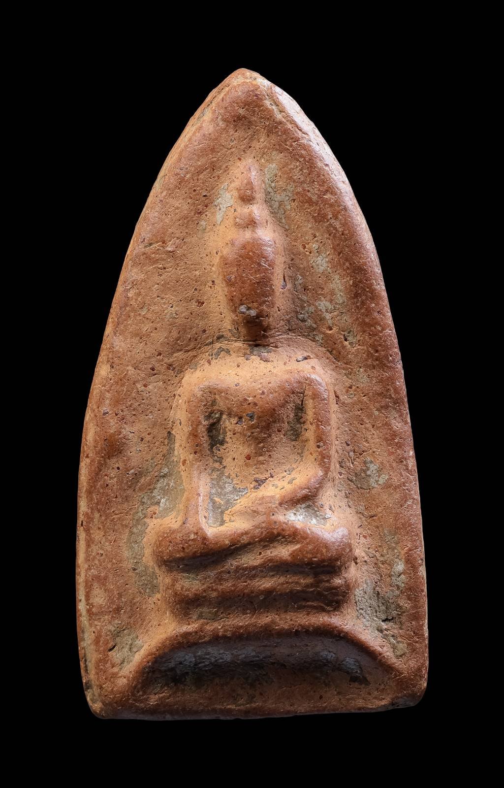 302878 พระสรรค์หลวงพ่อกวย  วัดโฆสิตาราม  เนื้อดินศักดิ์สิทธิ์ ผสมผงพุทธคุณ พิมพ์ฐานขีด จ.ชัยนาท 