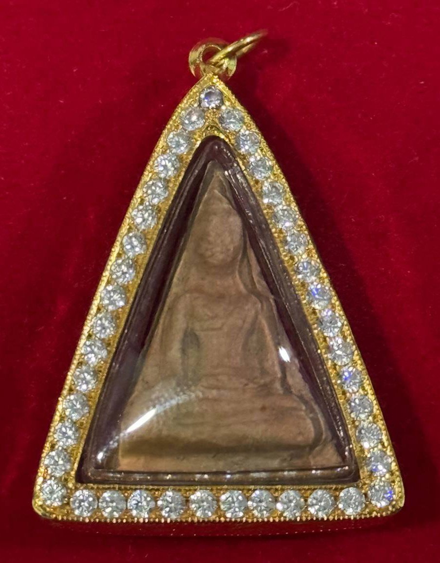 302973 หลวงปู่โต๊ะ วัดประดู่ฉิมพลี สมเด็จนางพญา  พิมมีหน้ามีตา ปี2472 เนื้อดิน 