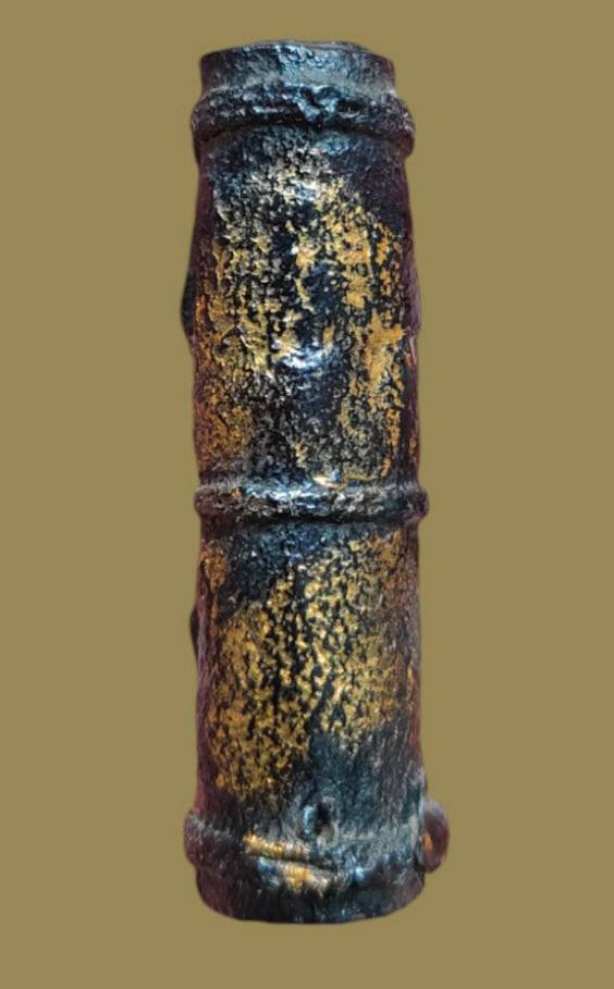 303011 ตะกรุดหนังหน้าผากเสือ หลวงปู่นาค พุทธศักราช2462-2485 วัดอรุณราชวรารามราชวรมหาวิหาร  จ.กรุงเทพมหานคร