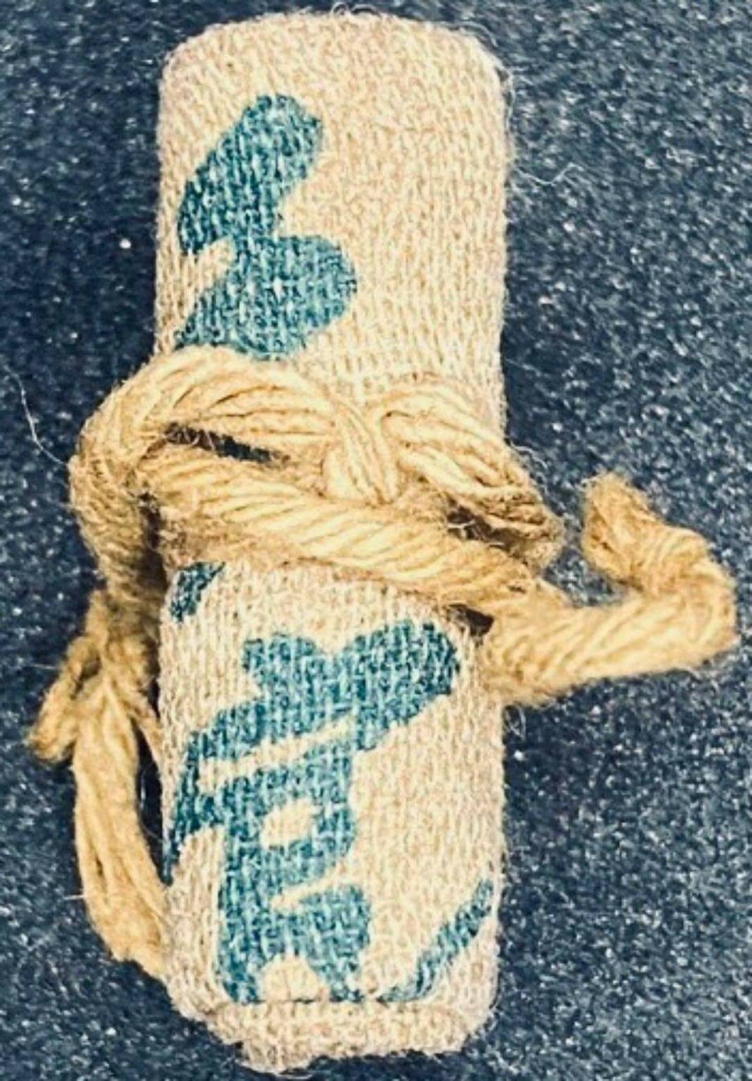 (295944) ผ้ายันต์ฟ้าประทานพร ตระกรุดมัดมือ แปะโรงสี ปี2519 จ.ปทุมธานี