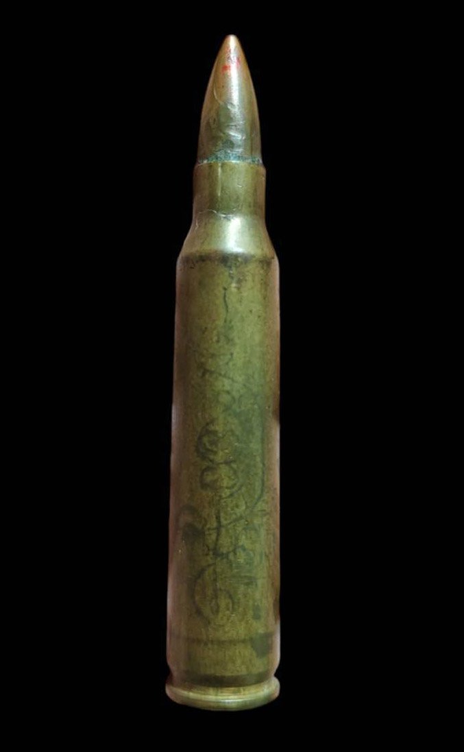 303108 ตะกรุดหัวลูกปืนหลวงพ่อกวย งานผูกพัทธสีมาปี 2521 วัดโฆสิตาราม(วัดบ้านแค) จ.ชัยนาท