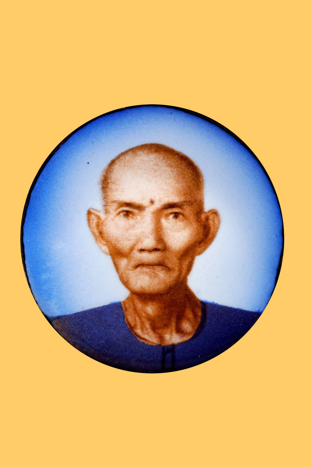 296481 พระรูปหล่อชัยวัฒน์ หลวงพ่ออ๋อยวัดไทร เนื้อทองผสม ปีพศ 2483 จังหวัดกทม