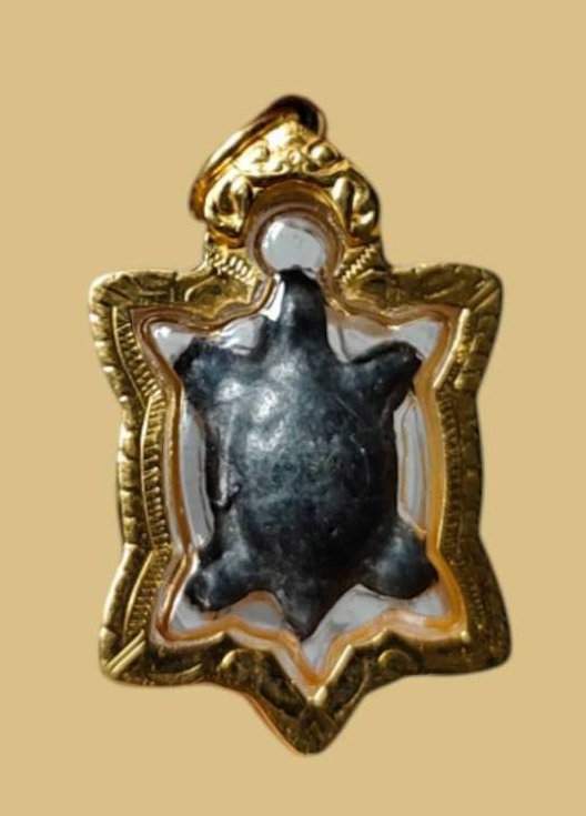 303224 พญาเต่าเรือนหลวงปู่ศุข เนื้อชินตะกั่ว พุทธศักราช 2440-2460 วัดปากคลองมะขามเฒ่า จ.ชัยนาท