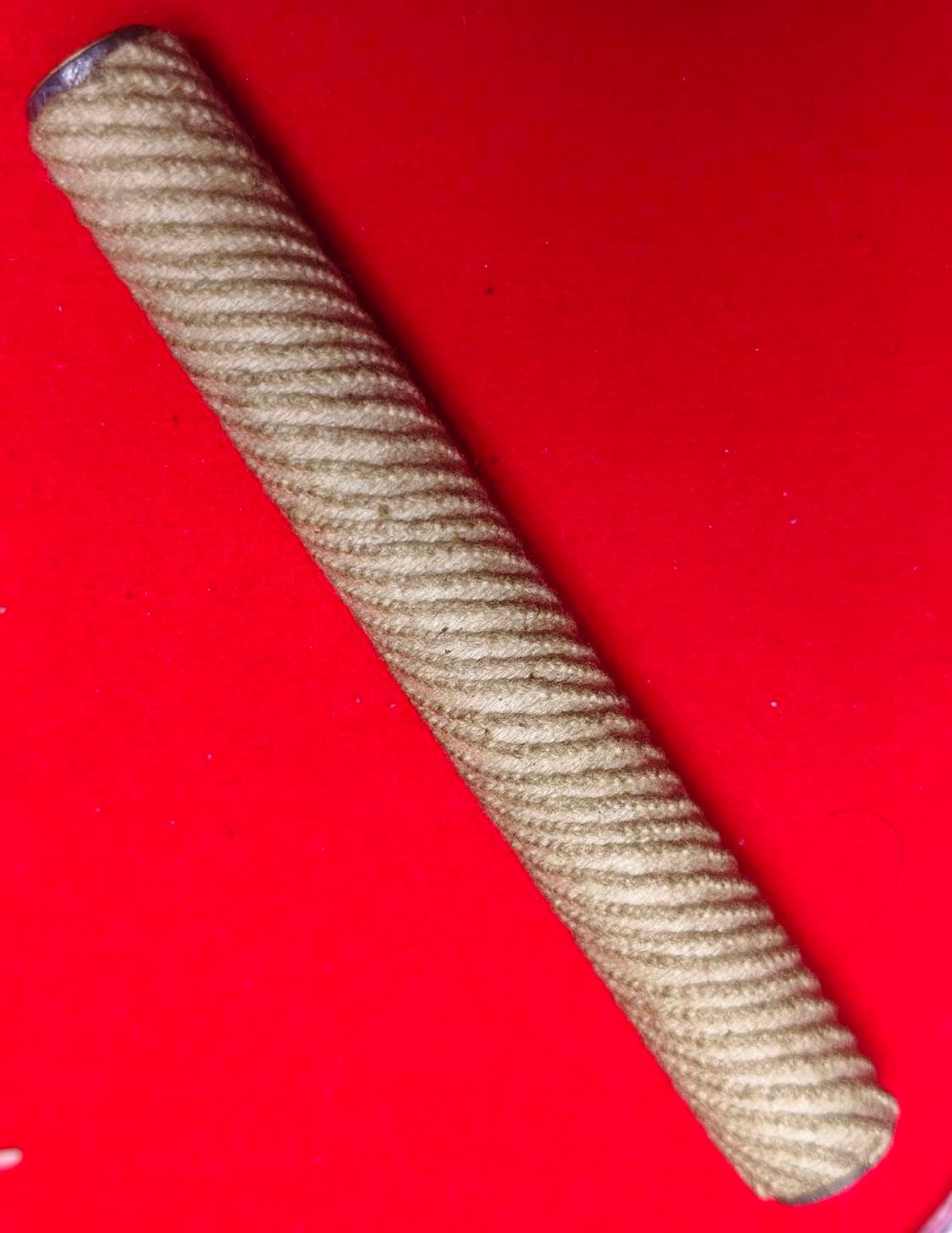 303247 ตะกรุดวิรุณจำบัง (นิยม)  เนื้อทองเหลืองและตะกั่ว  สร้างปี 2515-2521 หลวงพ่อกวย วัดโฆสิตาราม  (บ้านแค) จ.ชัยนาท