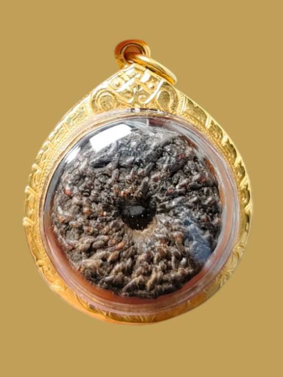 303266 ตะกรุดพิสมร หลวงพ่อแก้ว เนื้อใบลาน พุทธศักราช2450-2460 วัดพวงมาลัย จ.สมุทรสงคราม