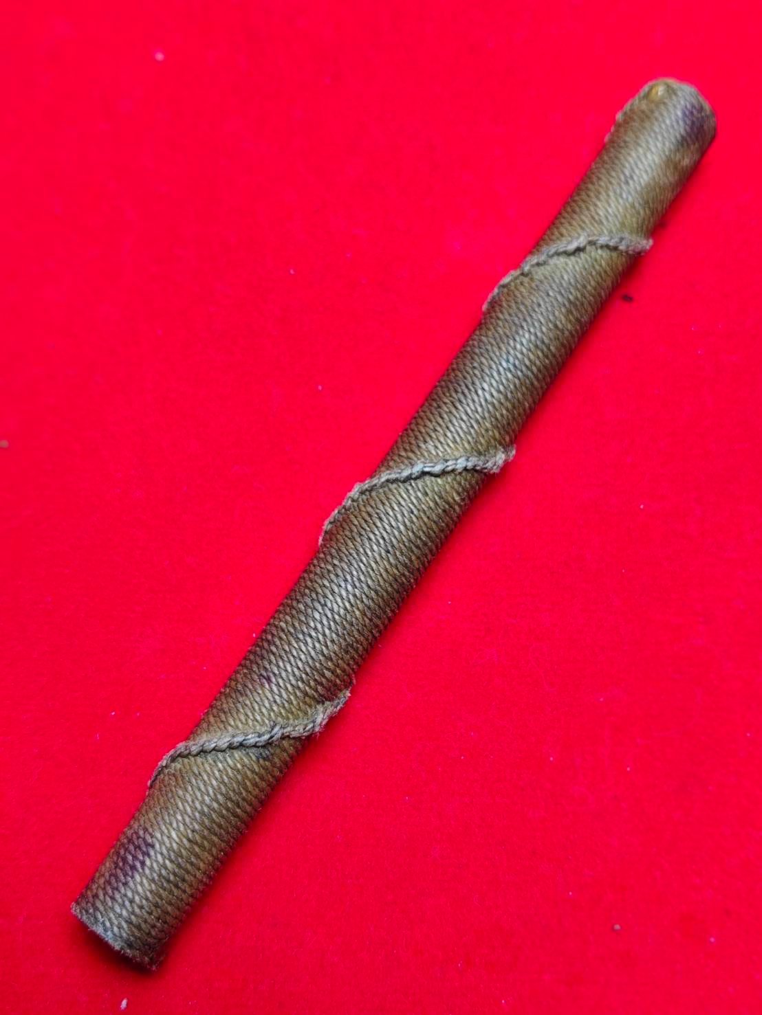 303282 ตะกรุดมหาอุดหยุดลูกปืน  หลวงพ่อทบ วัดชนแดน  เนื้อทองแดง  สร้างยุคต้นปี 2500-2510  จ.เพชรบูรณ์ 