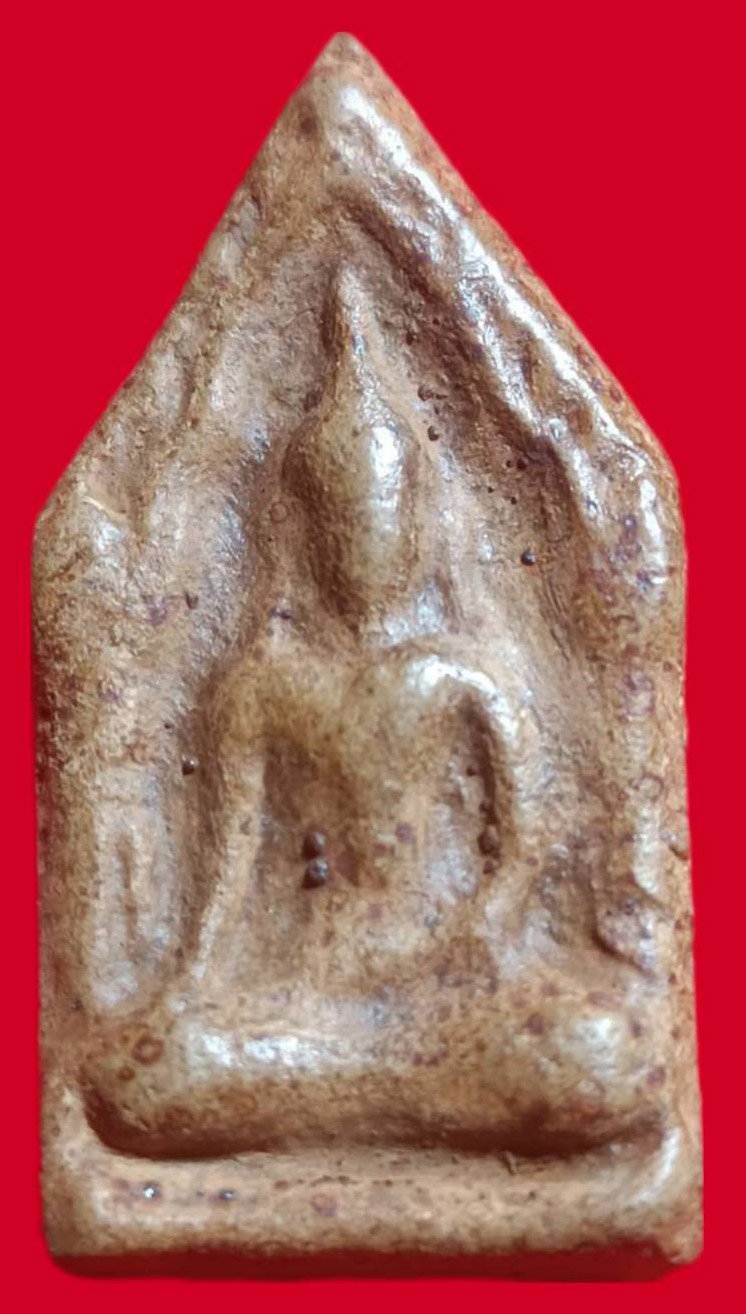 302307 ขุนแผนแข้งหมอน เนื้อดินผสมทรายเสก  (บล๊อคนิยม) ปี 2500 หลวงพ่อกวย วัดโฆสิตาราม จ.ชัยนาท