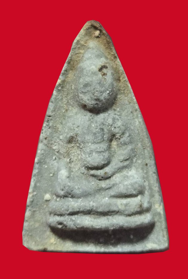 303294 พระพุทโธน้อย คุณแม่บุญเรือน รุ่นแรก พิมพ์เล็ก เนื้อผง ปี 2494