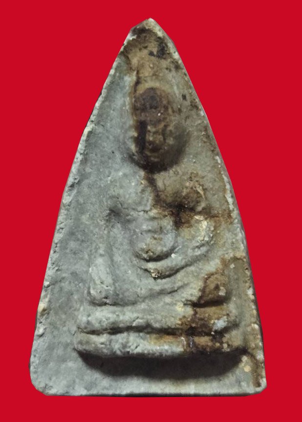 303295 พระพุทโธน้อย คุณแม่บุญเรือน รุ่นแรก พิมพ์เล็ก เนื้อผง ปี 2494