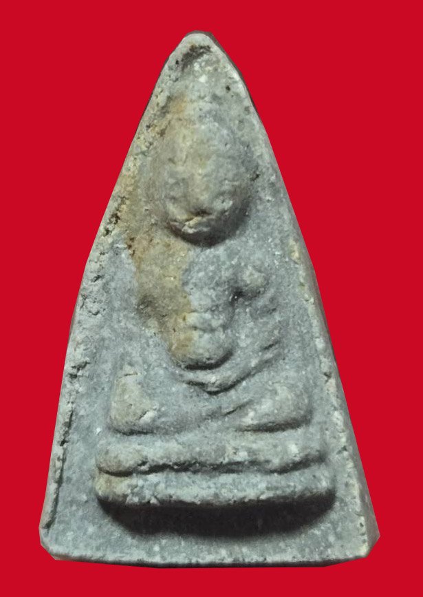 303297 พระพุทโธน้อย คุณแม่บุญเรือน รุ่นแรก พิมพ์เล็ก เนื้อผง ปี 2494