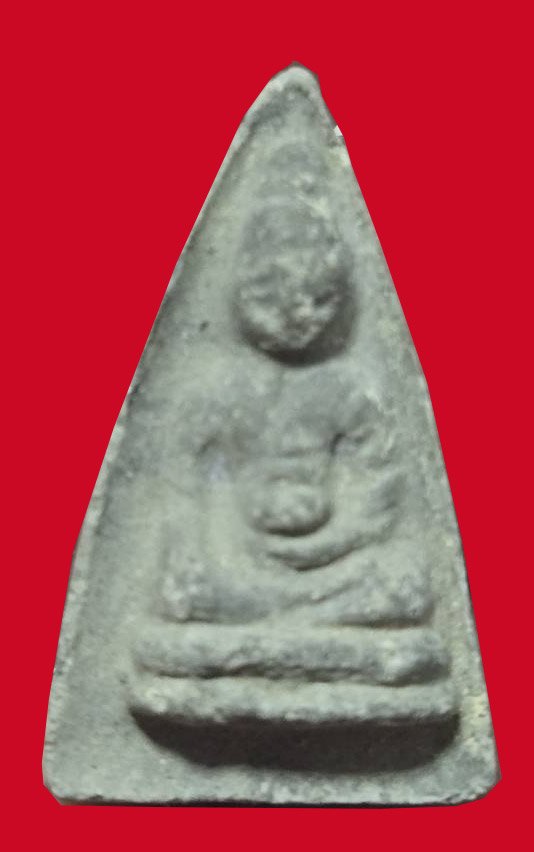 303298 พระพุทโธน้อย คุณแม่บุญเรือน รุ่นแรก พิมพ์เล็ก เนื้อผง ปี 2494