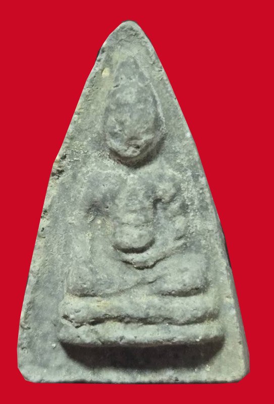 303299 พระพุทโธน้อย คุณแม่บุญเรือน รุ่นแรก พิมพ์เล็ก เนื้อผง ปี 2494