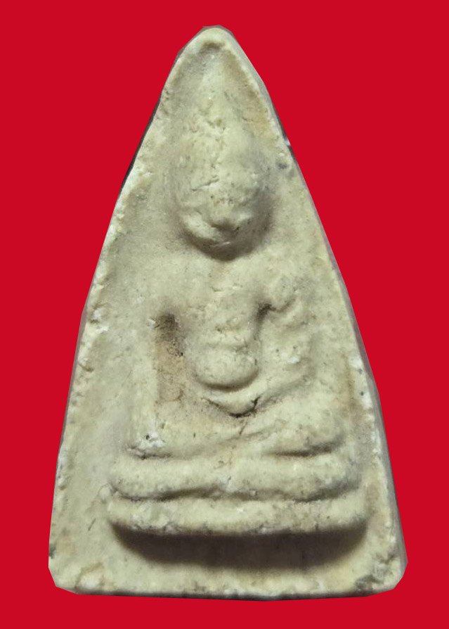 303301 พระพุทโธน้อย คุณแม่บุญเรือน รุ่นแรก พิมพ์เล็ก เนื้อผง ปี 2494