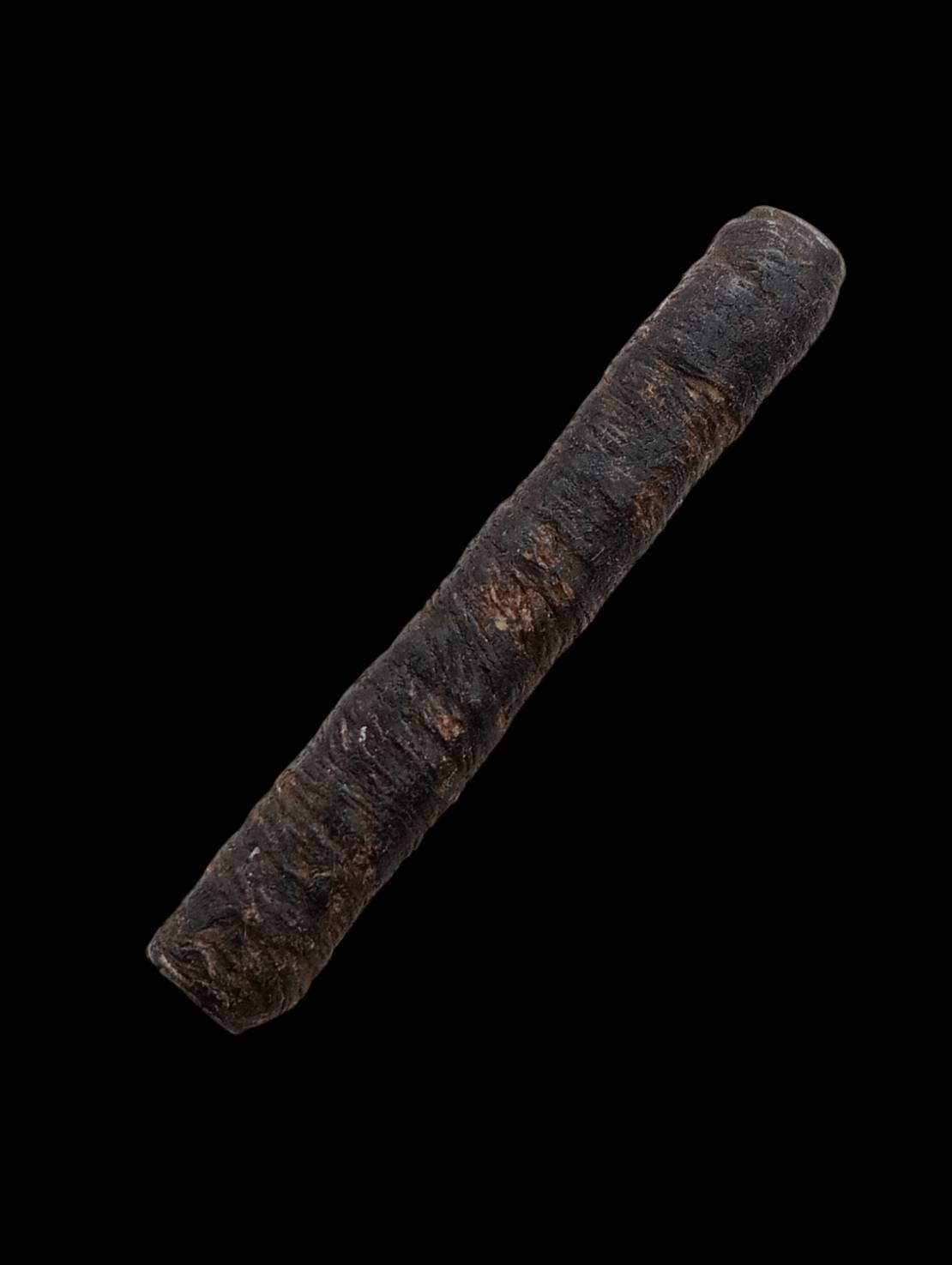 303315 ตะกรุดโทน หลวงพ่อปาน  สร้างปี 2440 - 2450  เนื้อตะกั่ว วัดมงคลโคธาราม  (วัดบางเหี้ย) จ.สมุทรปราการ