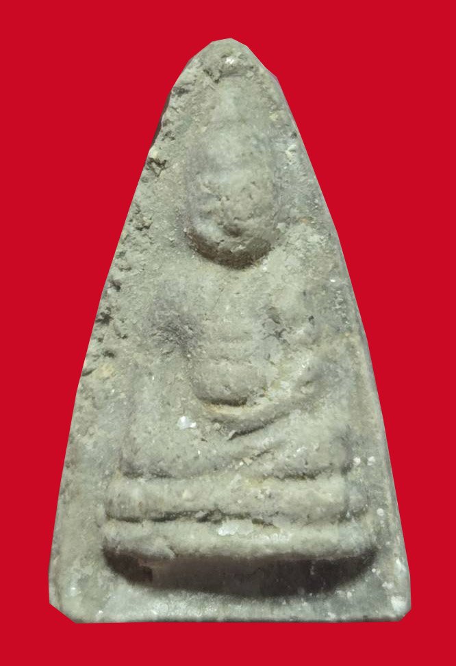 303322 พระพุทโธน้อย คุณแม่บุญเรือน รุ่นแรก พิมพ์เล็ก เนื้อผง ปี 2494