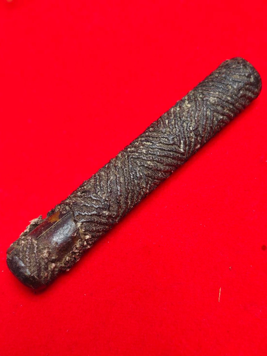 303355 ตะกรุดคู่ชีวิต หลวงพ่อเงิน  วัดบางคลาน  เนื้อตะกั่วและทองแดง  พุทธศักราช 2450 - 2460  จ.พิจิตร 