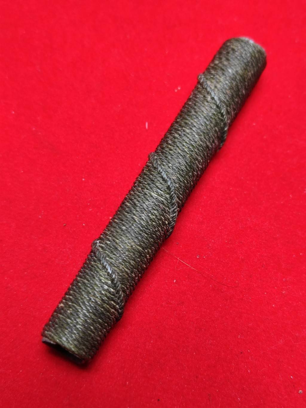 303421 ตะกรุดสาริกา หลวงพ่อกวย  พุทธศักราช 2517-2521  วัดโฆสิตาราม จ.ชัยนาท 