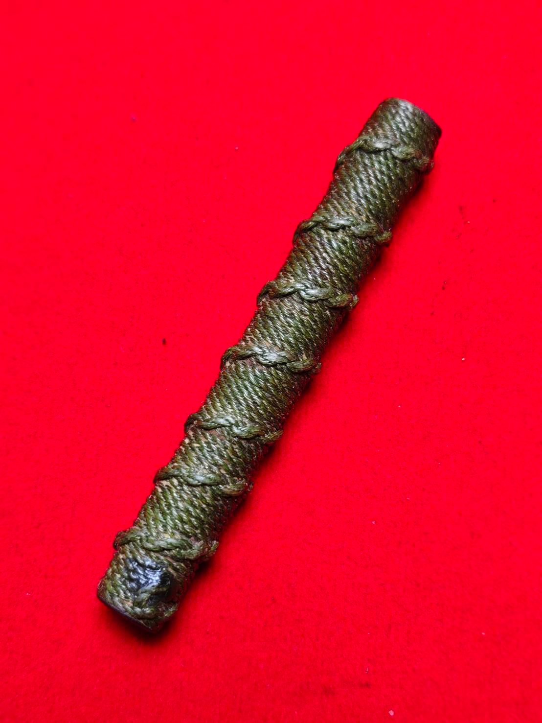 303443 ตะกรุดสาริกา หลวงพ่อกวย  พุทธศักราช 2505-2509  วัดโฆสิตาราม จ.ชัยนาท 