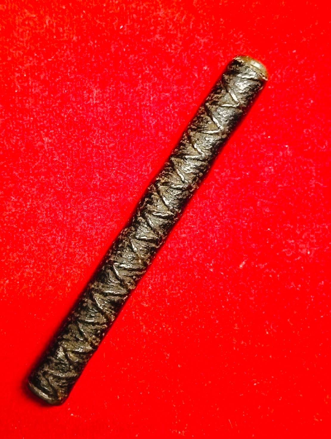 303449 ตะกรุดโทน หลวงพ่อแดง  วัดเขาบันไดอิฐ เนื้อตะกั่ว  ประมาณพ.ศ. 2500-2505  จ.เพชรบุรี 