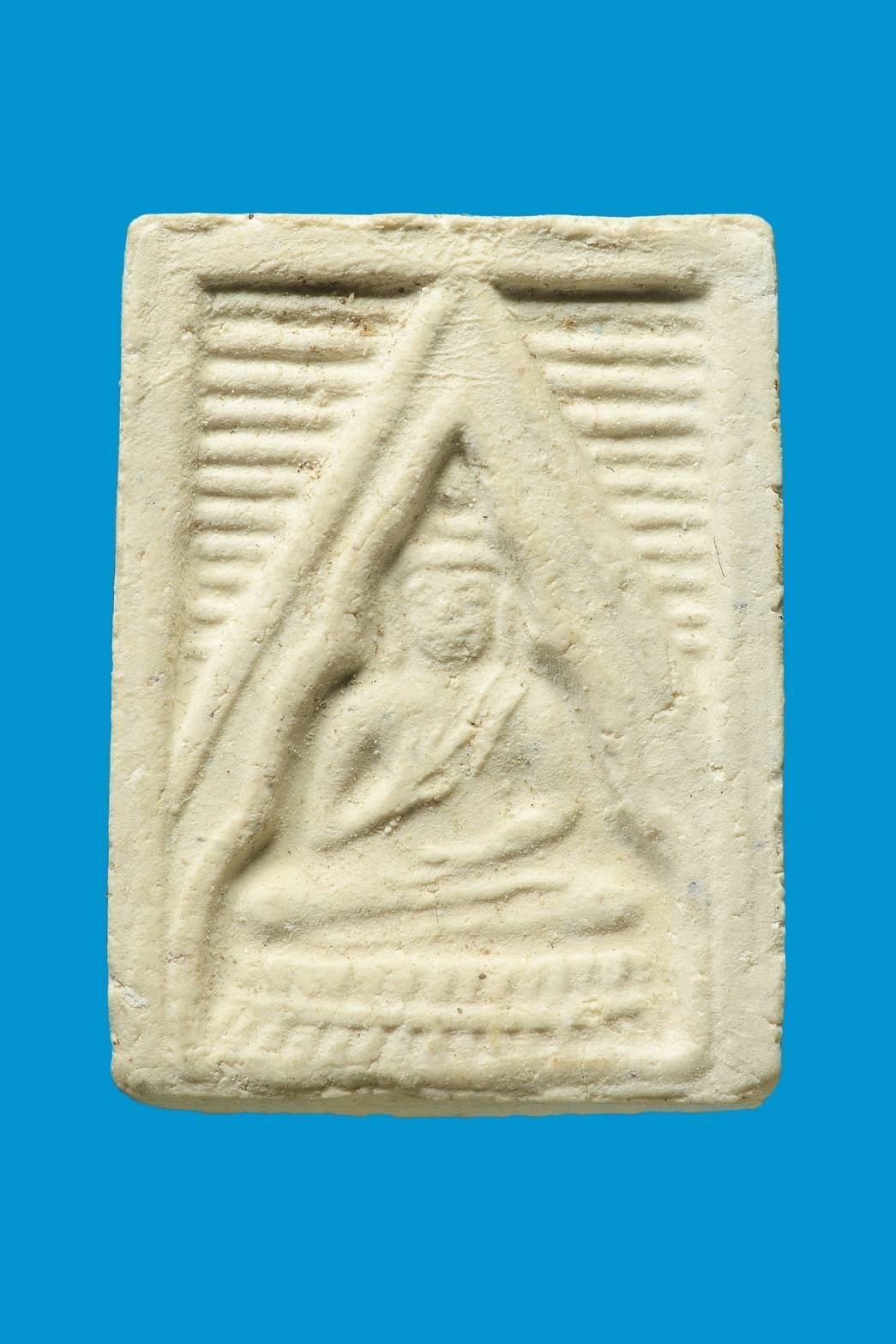 296613 เหรียญหล่อโบราณ หลวงพ่อพราย วัดมะขาม พิมพ์ครึ่งซีก ปี 2480 เนื้อทองผสม จังหวัดปทุมธานี