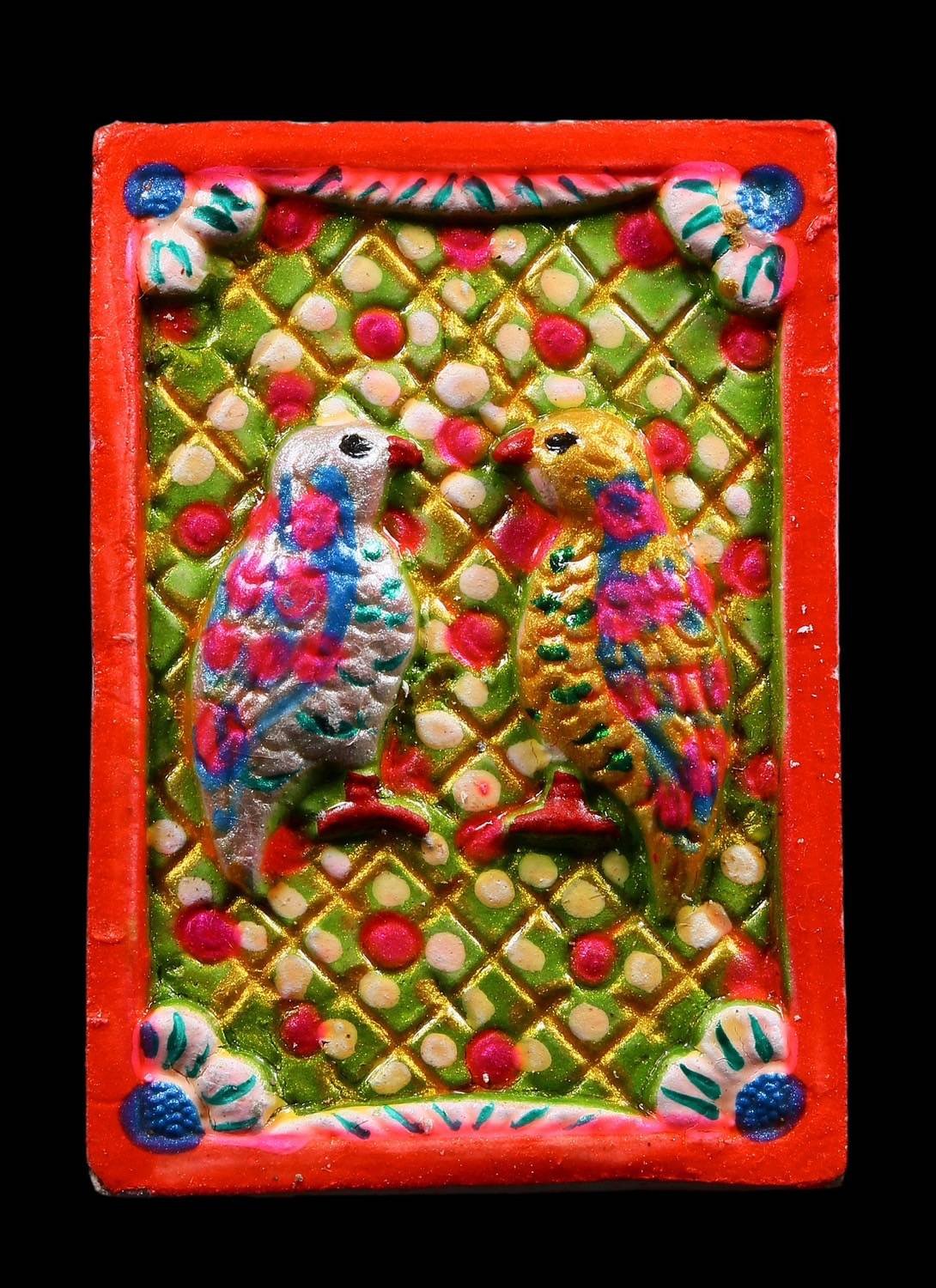 303531 พระผง สาริกา  หลวงพ่อคูณ ปี 2536  วัดบ้านไร่ จังหวัด นครราชสีมา