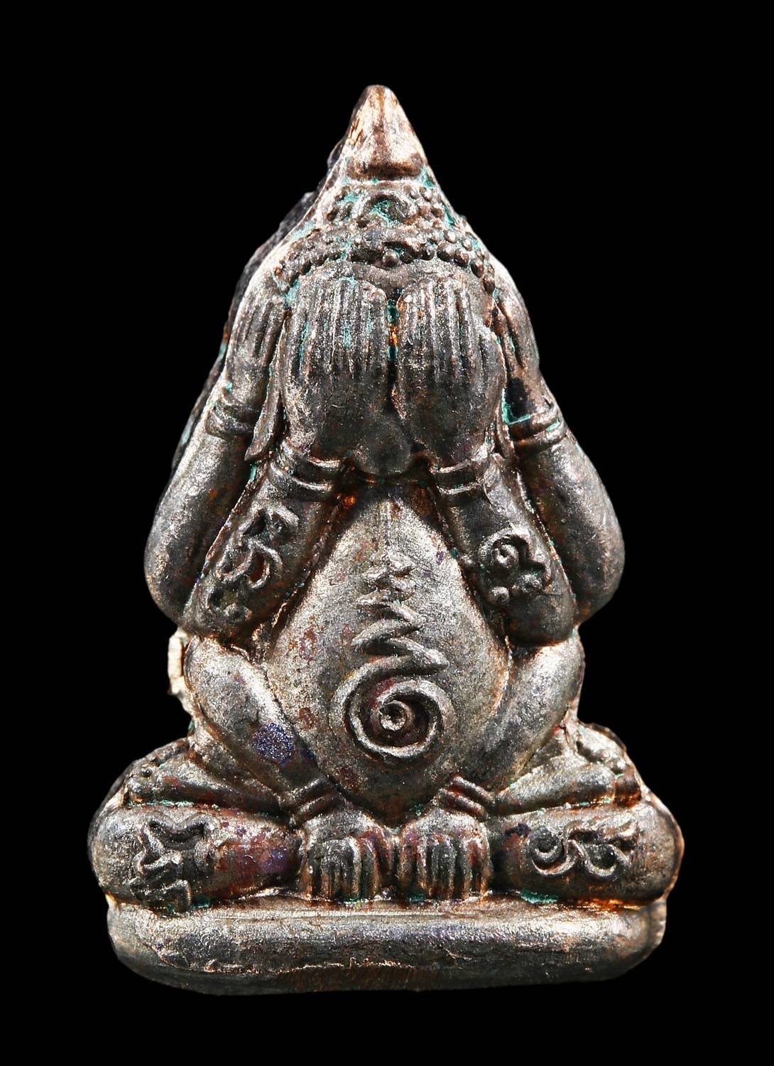 303607 พระปิดตาหัวจรวด  หลวงพ่อคูณ รุ่น คูณรุ่งโรจน์ ปี2537 วัดบ้านไร่ จังหวัด นครราชสีมา