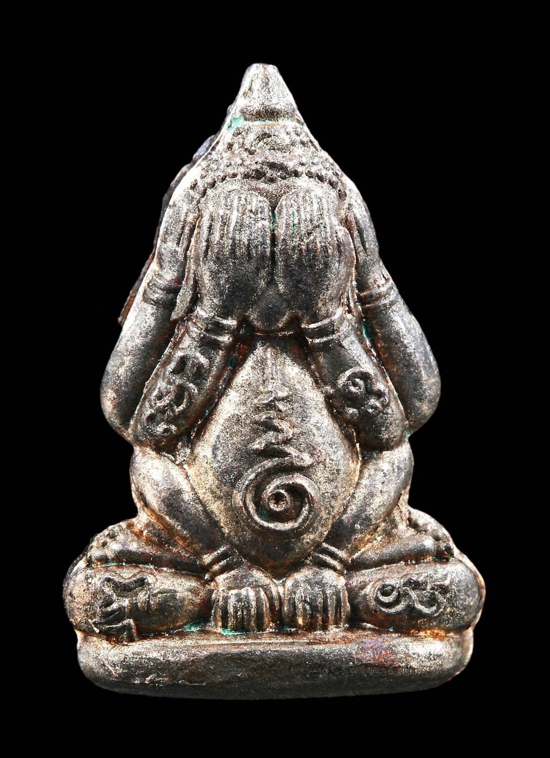 303608 พระปิดตาหัวจรวด  หลวงพ่อคูณ รุ่น คูณรุ่งโรจน์ ปี2537 วัดบ้านไร่ จังหวัด นครราชสีมา