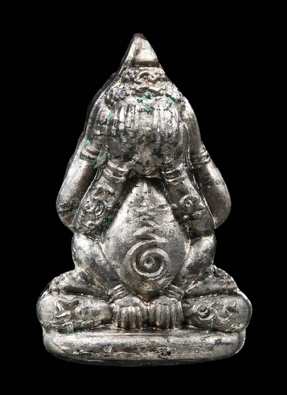 303610 พระปิดตาหัวจรวด  หลวงพ่อคูณ รุ่น คูณรุ่งโรจน์ ปี2537 วัดบ้านไร่ จังหวัด นครราชสีมา