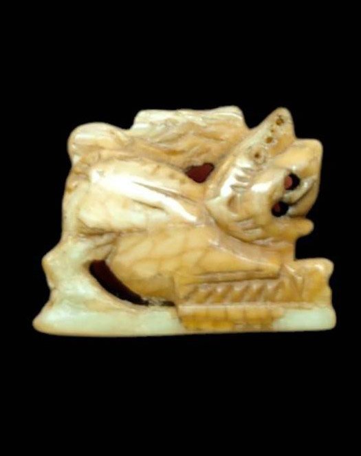 303653 คชสีห์อาจารย์เฮง เนื้องาแกะ พุทธศักราช2430-2453 วัดเขาดิน จ.นครสวรรค์