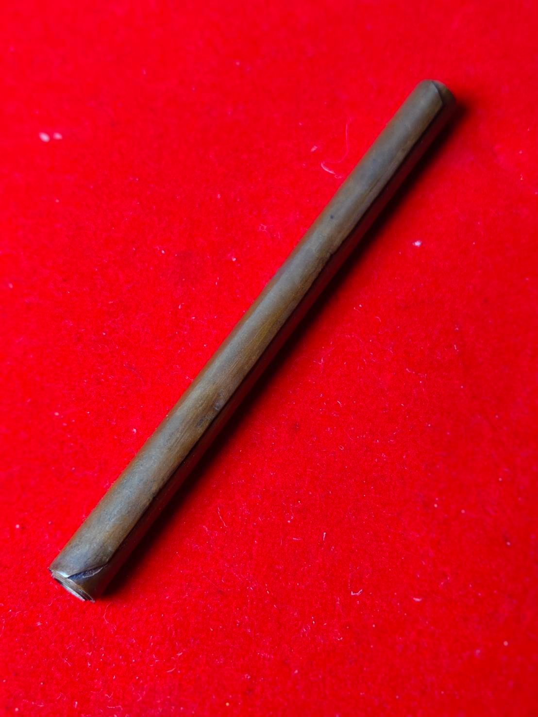 303695 ตะกรุดหนุนดวง  คู่วิรุณจำบัง เนื้อทองแดง  สร้างปี 2515-2521  หลวงพ่อกวย จ.ชัยนาท  วัดโฆสิตาราม (บ้านแค) 