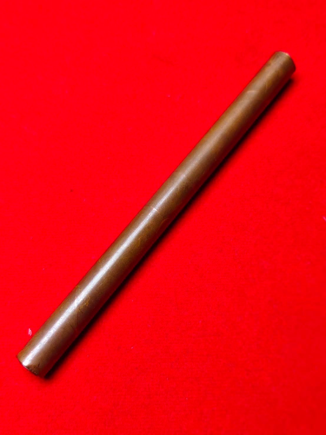 303745 ตะกรุดหนุนดวง  คู่วิรุณจำบัง  เนื้อทองแดง  สร้างปี 2515-2521  หลวงพ่อกวย วัดโฆสิตาราม  (บ้านแค) จ.ชัยนาท 