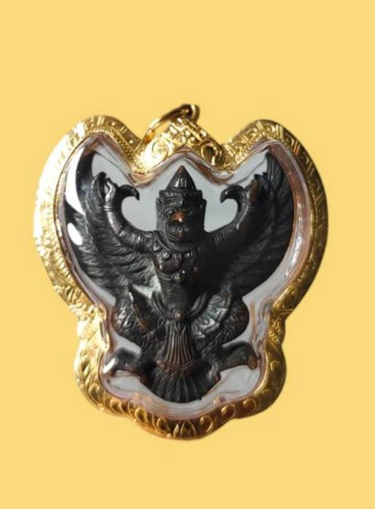 303781 พญาครุฑรุ่นแรก หลวงพ่อเส็ง เนื้อตะกั่วอาบทองแดง พุทธศักราช 2522 วัดบางนา จ.ปทุมธานี