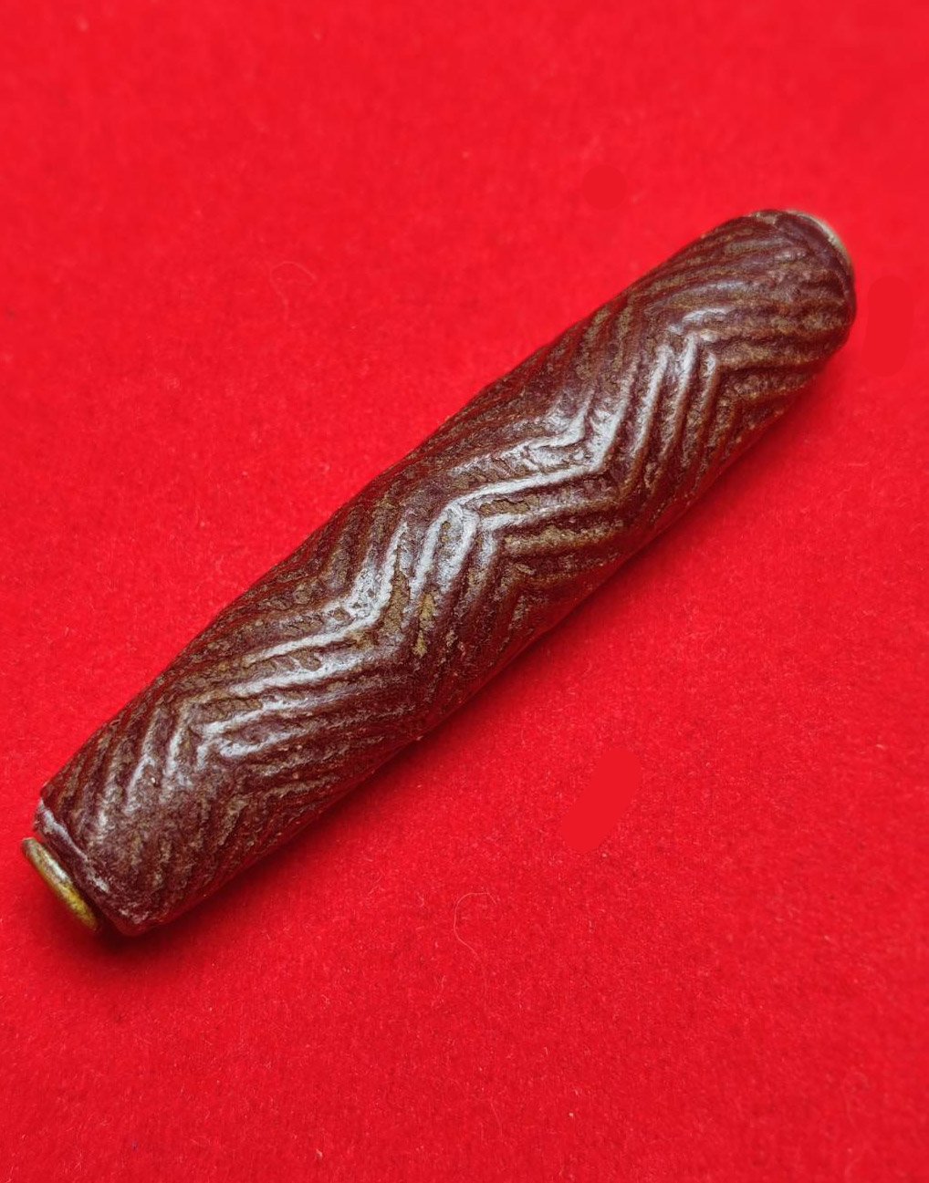 303838 ตะกรุดคู่ชีวิต  หลวงพ่อพิธ วัดฆะมัง  เนื้อฝาบาตรแกนทองแดง  จัดสร้างปี 2470 - 2485 