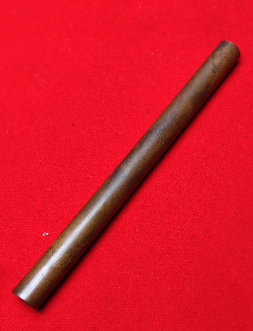 303902 ตะกรุดหนุนดวง  คู่วิรุณจำบัง เนื้อทองแดง  สร้างปี 2515-2521  หลวงพ่อกวย วัดโฆสิตาราม  (บ้านแค) จ.ชัยนาท 