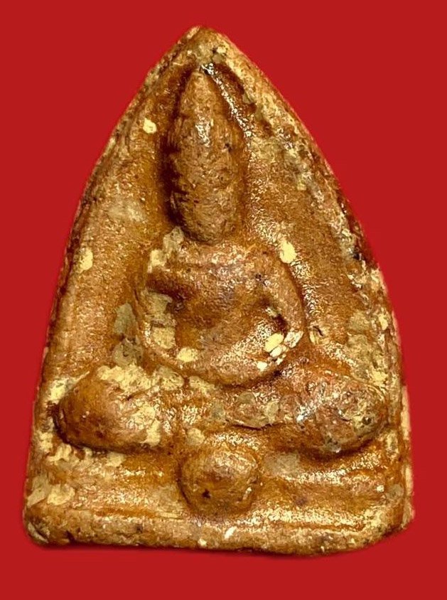 303952 คุณแม่บุญเรือน วัดอาวุธวิกสิตาราม  พระโพธิจักร ปี 2499 เนื้อดิน กทม.