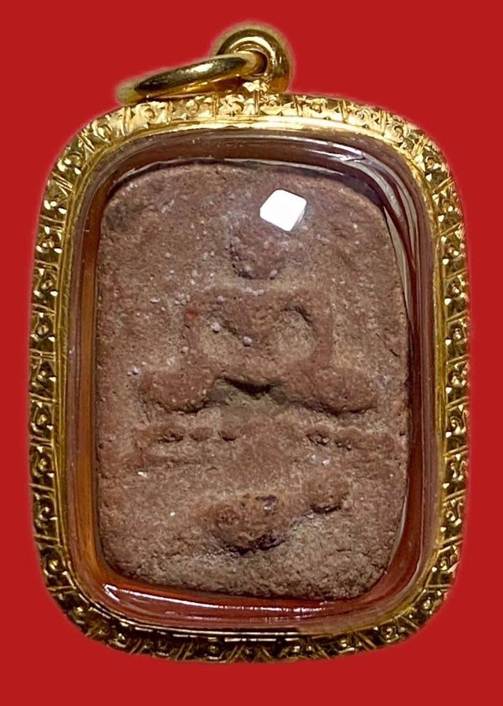 304072 หลวงพ่อปาน  วัดบางนมโค  พิมพ์ทรงนก  ปี2460-2480  เนื้อดิน จังหวัดอยุธยา