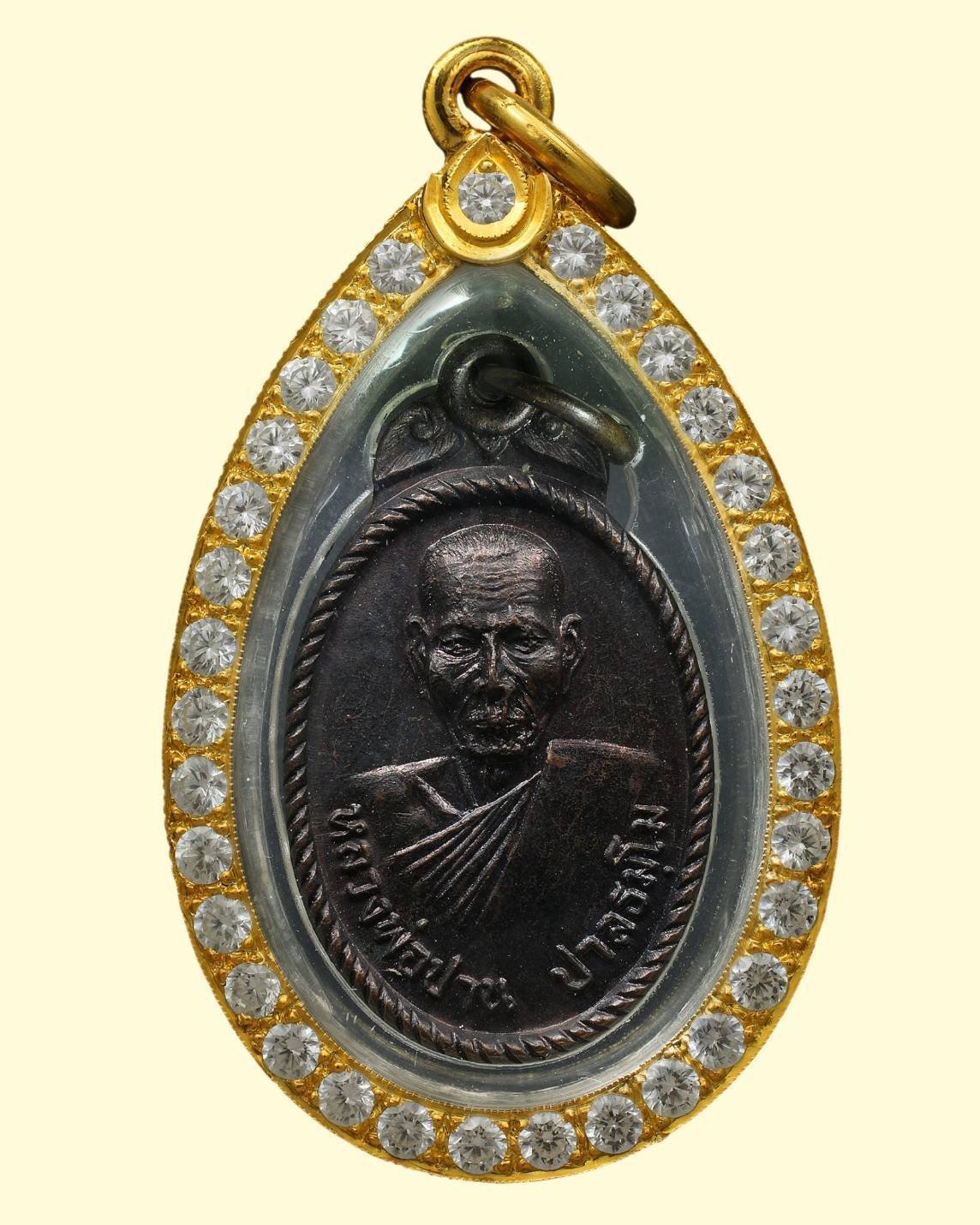 (295803) รูปหล่อเรชิ่น ปี2522 สีงาช้าง อาแปะโรงสี จังหวัดปทุมธานี คุณ ป้อม